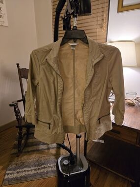 Christopher & Banks Beige Utility Jacket